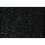 Creativ Hobbyfilt - A4 Svart Silverglitter 10 ark