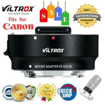 Viltrox EF- M Auto Focus Lens Adapter Ring for Canon EF EF-S MOUNT to  M