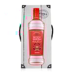 Accentra Gel douche/mousse de bain pour homme Vodka FLAVOR en bouteille avec boîte cadeau/sac cadeau aspect eau-de-vie, 400 ml, parfum : vodka – rechargeable