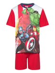Pyjama Pyjamas Set Red Marvel