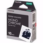 Fujifilm Instax Film Square Monochrom 10 bilder, Sort/hvit til Fuji SQ