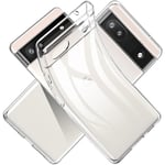 tectTech Google Pixel 6a Tunt TPU-skal, Genomskinlig