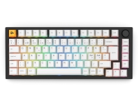 Glorious GMMK Pro 75 % mekanisk tastatur, svart/hvitt