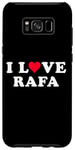 Galaxy S8+ I Love Rafa Matching Girlfriend & Boyfriend Rafa Name Case