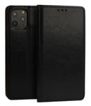iPhone 12 Mini Fodral Äkta Italienskt Läder Svart
