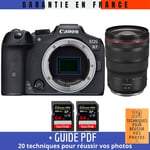 Canon EOS R7 + RF 24-70mm F2.8 L IS USM + 2 SanDisk 64GB Extreme PRO UHS-II SDXC 300 MB/s + Guide PDF ""20 techniques pour r?ussir vos photos