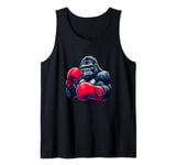 Funny Gorilla Boxing Gloves Graphic Animal Lover Training Tank Top