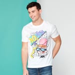 Cartoon Network Spin-Off Dexter's Laboratory 90's Kid T-Shirt - White - XXL