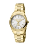 Roberto Cavalli RC5L038M0055 Womens Quartz Stainless Steel Silver 5 ATM 32 mm Watch - Gold - One Size