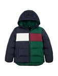 Tommy Hilfiger Colorblock Ripstop Padded Jacket Marinblå