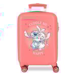 Stitch Cuddle Me Valise Cabine 50cm ABS Rigide Trolley Enfants Bagage à Main