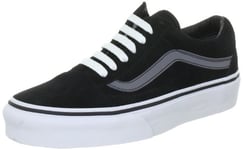 Vans Unisex Old Skool Low-Top Sneakers, Black Steel Grey, 9 UK