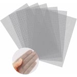 (30X21cm) 6 st insektsnät rostfritt stål finmask rostfritt nät korrosionsbeständigt finmask trädgårdsgutterfilter nät
