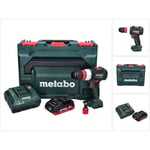 Metabo BS 18 LT BL Q Perceuse-visseuse sans fil 18 V 75 Nm brushless + 1x Batterie 4,0 Ah + Chargeur + metaBOX