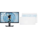 Dell SE2422HX 24 Inch Full HD Monitor, 75Hz, VA, 5ms, AMD FreeSync, HDMI, VGA, 3 Year Warranty & Blake Purely Environmental DL 110 x 220 mm 90 gsm Nature First Recycled Wallet Self Seal Envelopes