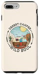 Coque pour iPhone 7 Plus/8 Plus Rétro Desert Camper Wild Soul Cactus Paysage Camping