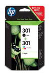 HP 301 Black & Colour INK CARTRIDGES Original Twin Pack For HP 1050 2050 1050a