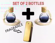 HIS MILLION SET of 2 - Car Air Freshener Oil Diffuser Inspired 10ML Bottle