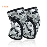 ZWSM Knee Sleeves (1 Pair), 7Mm Neoprene Compression Knee Braces, Great Support for Cross Training Weight lifting Squats Basketball,M