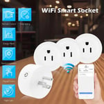 1pcs Wifi Wireless Remote Socket Smart Timer Plug Voice Cont