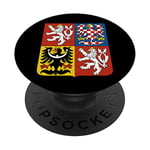 CZECH REPUBLIC COAT OF ARMS CZECHIA FLAG PopSockets Swappable PopGrip