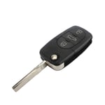 WBMKH Remote 3 Buttons car Key Fob Case Shell & Blade,for Audi A2 A3 A4 A6 A8 TT