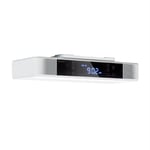 KR-140 Bluetooth Radio de cuisine Fonction mains-libres Tuner FM Éclairage LED -blanc