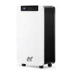12L/Day Low Energy Dehumidifier - Digital Control Panel, Air Filter,