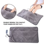 Electric Heating Pad Warming Mat Heated Double Blanket Adjus