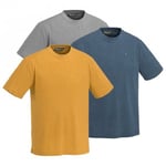 Pinewood T-Shirt Outdoor 3-pack 5448 (Färg: L.Grey/D.Dive/D.Must, Storlek: XL)