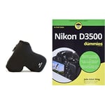 MegaGear MG1268 Nikon D3500, D5600, D3400 (18-105), D5500, D3300, D5300, D5200, D5100 Ultra Light Neoprene Camera Case & Nikon D3500 for Dummies