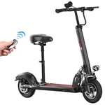 Lightweight Foldable Electric Scooter - Speed Up To 37 Km/H with USB Charging And Burglar Alarm, Adult Electric Scooter with Cruise Control