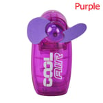 Portable Pocket Fan Cute Mini Cool Air Purple