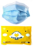 10-PACK Munskydd - Andningsmask Blå Barn