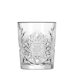 Aunt Hobbit Hobstar - 35,5cl - Klassiskt Hobstarglas med silverkant - Latteglas, Whiskeyglas, drinkglas, libbey - 6-pack
