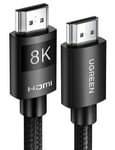 UGREEN HDMI-kabel 8K@60Hz, 48Gbps, 3m - Svart