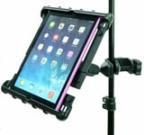 BuyBits Music / Microphone Stand Tablet Clamp Mount Holder for iPad Air 1 2