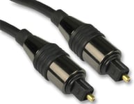 PRO SIGNAL - TOSLink Optical Audio Lead Male to Male, 20m Black