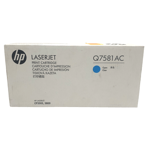 HP Q7581AC Cyan Blue Toner Cartridge 503A Laserjet For Color LaserJet Printers