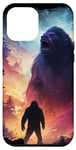 Coque pour iPhone 12 Pro Max Bigfoot trouve Bigfoot Illustrative Night Sasquatch Yeti Art