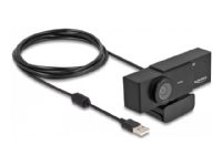 Delock - Nettkamera - farge - 8.3 MP - 3840 x 2160 - lyd - USB 2.0 - MJPEG, YUY2 - DC 5 V