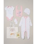 Guess How Much I Love You Baby Girl Pink 5 Piece Cotton Gift Set with Book - Size 0-3M