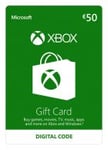 Carte cadeau Xbox – 50 € (code numérique) OS: Windows + one Series X|S