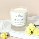 Gratitude Amber Sweet Orange Scented Soy Candle Gift Box