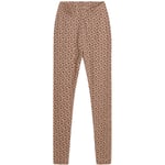 Hust & Claire leggings i ull/bambus til dame, biscuit m.