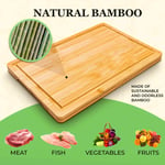 Wooden Chopping Board Extra Large Solid Kitchen Food Bamboo Cutting Boards 40x30