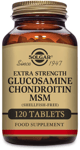 Solgar Extra Strength Glucosamine Chondroitin MSM - 120 Tablets (Shellfish-Free)