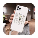 PrettyR Cartoon Cute Profession Teacher Customer Phone Case Capa for iPhone 11 pro XS MAX 8 7 6 6S Plus X 5S SE 2020 XR cover-a10-For iphone XR