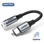 Couleur USB C à 3,5 mm Adaptateur USB Type-C Ver Jack Femelle 3.5mm, Câble Audio Aux, puce Dac Pour Pixel 4 3 2 XL iPad Pro Aux