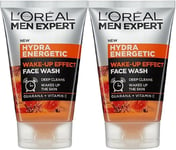 L'Oreal Fresh Fragrance, Men Expert Hydra Energetic Wash, 100 ml (Pack of 2)